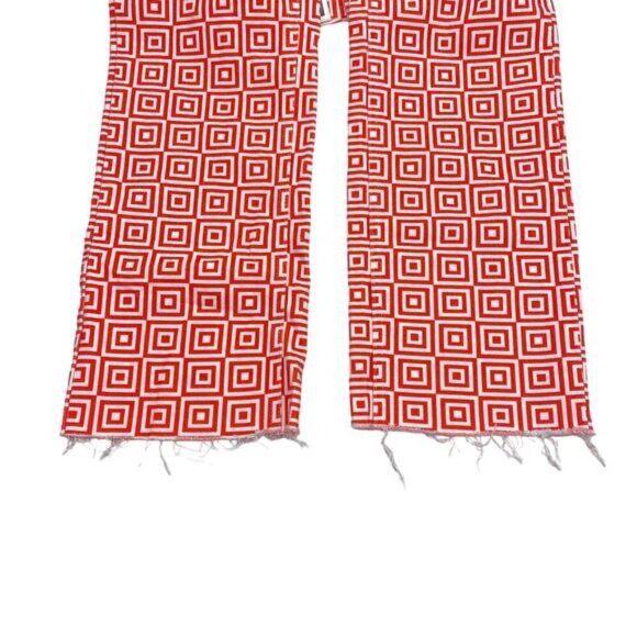 THE RAGGED PRIEST High Waisted Straight Leg Cut Off Jean Sz 24 - Picture 5 of 10